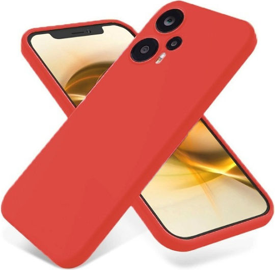 Soft Задна корица Силикон 2мм Червен (Xiaomi Poco F5)