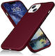 Soft Back Cover Silicon Burgundy (iPhone 13)