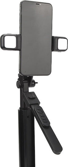 Techsuit Selfie Stick με Bluetooth / Τηλεχειριστήριο Μαύρο