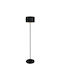 VK Lighting LED Floor Lamp H138xW29.1cm. with Warm White Light Black