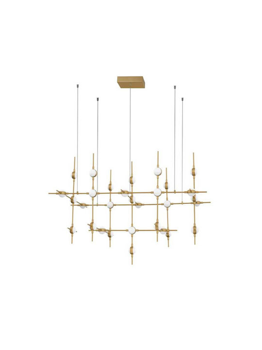 Nova Luce Pendant Light Gold