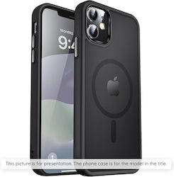 Techsuit Halofrost Back Cover Silicone Black (iPhone 6/6sRealme 6 / 6s)