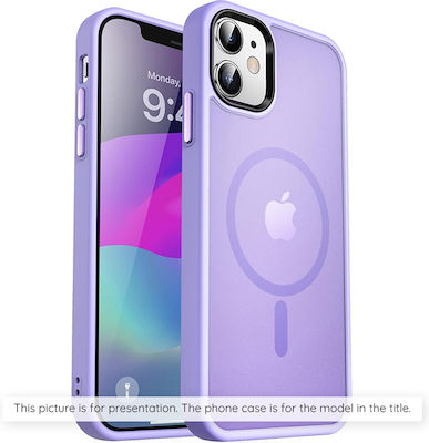 Techsuit Back Cover Plastic / Silicone Purple (iPhone 15)