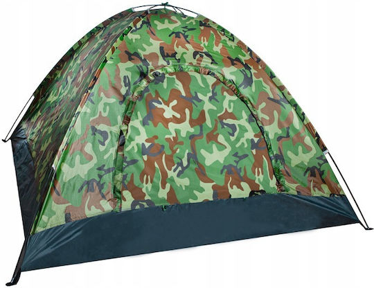 Cort De Camping Igloo Verde Pentru 4 Persoane 190x190x125cm