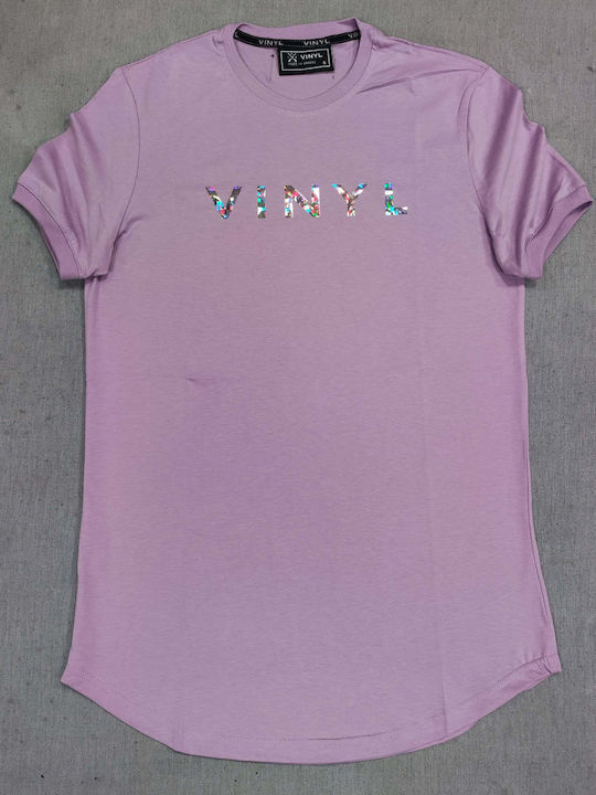 Vinyl Art Clothing Men's Short Sleeve T-shirt Lilac