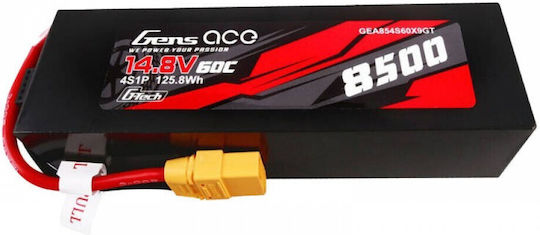 Gens Ace G-tech Μπαταρία Li-Po 14.8V 8500mAh 60C 4S XT90 για Τηλεκατευθυνόμενο 2τμχ