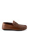 Men's Leather Moccasins Tabac Brown