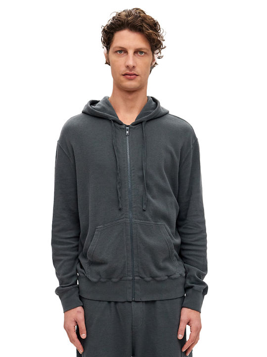 Sweatshirt with Hood Dark Grey