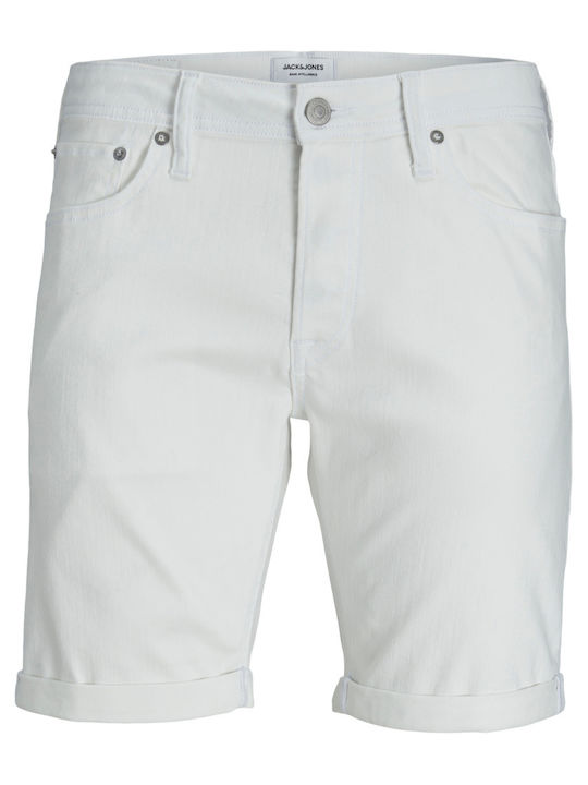 Jack & Jones Bermudă de Bărbați Jean White