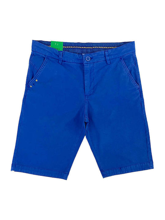 Ustyle Ανδρική Βερμούδα Chino Μπλέ Ρουά