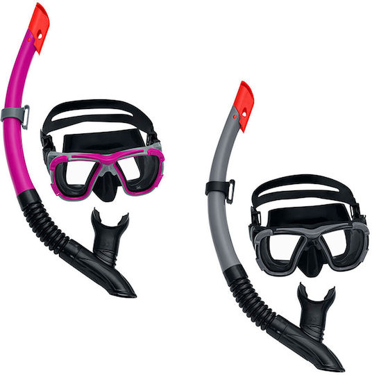 Bestway Sea Mask Silicone with Snorkel Children's in Gray color 24025