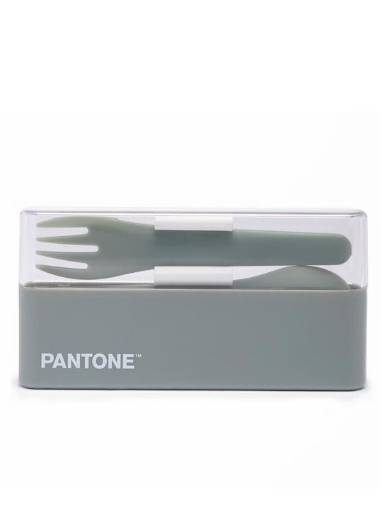 Pantone Set de Tacâmuri Inoxidabil Gri 3buc