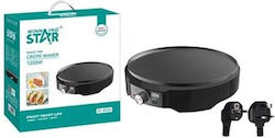 Winning Star Κρεπιέρα Μαύρη 1200W