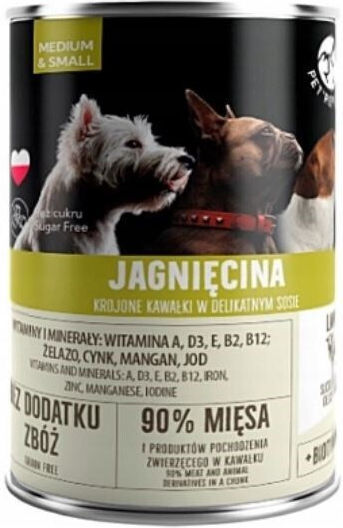 Pet Republic Υγρή Τροφή Σκύλων σε Κονσέρβα με Αρνί χωρίς Σιτηρά & Γλουτένη 400gr