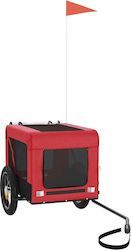 vidaXL Dog Carrying Red Bicycle Trailer for 30k...