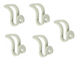 Hanger Organizer Hooks Zola Plastic Light Grey 3.3x2.4 cm