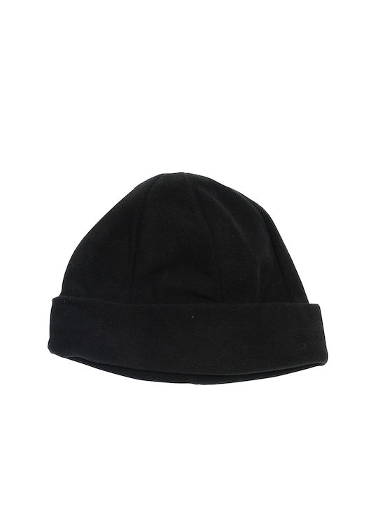 Stamion Beanie Unisex Fleece Beanie Knitted in Black color