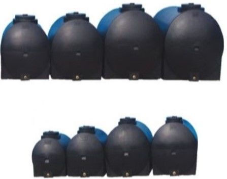 Bakoplast Horizontal Cylindrical Plastic Storage Tank 5000lt for Water / Petroleum White