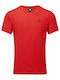 Mountain Equipment Ανδρικό Αθλητικό T-shirt Κοντομάνικο Κόκκινο