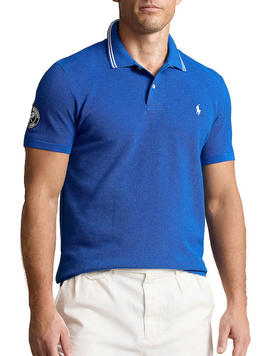 Ralph Lauren Ανδρική Μπλούζα Κοντομάνικη Polo Heritage Blue
