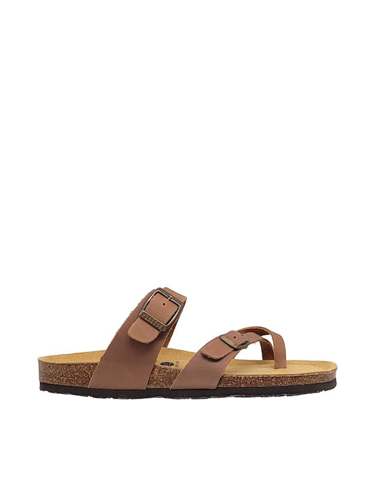 Plakton Anatomic Flatforms Leather Women's Sandals Nobuck Castagna