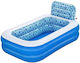 Bestway PVC Swimming Pool 702L Inflatable 229x152x152cm Blue