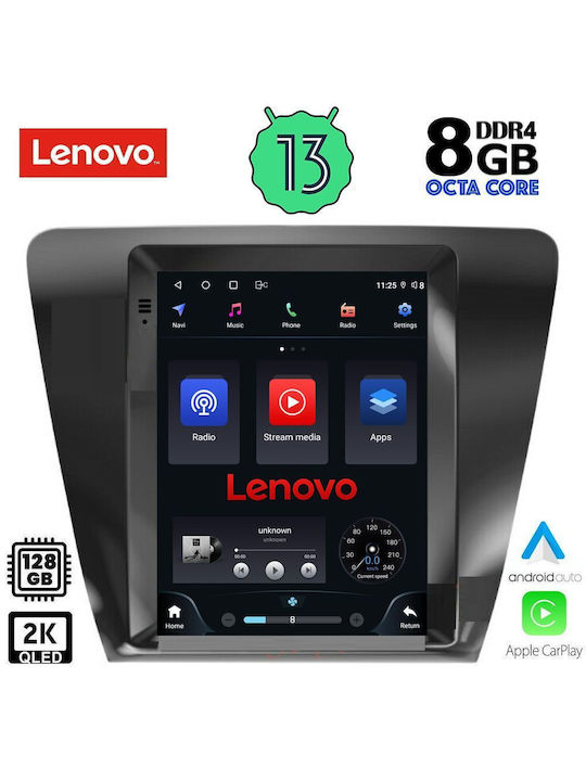 Lenovo Car-Audiosystem 2DIN (Bluetooth/USB/AUX/WiFi/GPS/Apple-Carplay/Android-Auto) mit Touchscreen 9.7"