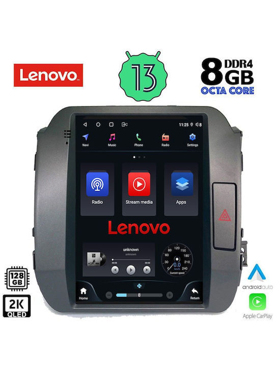 Lenovo Car-Audiosystem 2DIN (Bluetooth/USB/AUX/WiFi/GPS/Apple-Carplay/Android-Auto) mit Touchscreen 9.7"