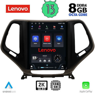 Lenovo Ηχοσύστημα Αυτοκινήτου 2DIN με Clima (Bluetooth/USB/AUX/WiFi/GPS/Apple-Carplay/Android-Auto) με Οθόνη Αφής 9.7"