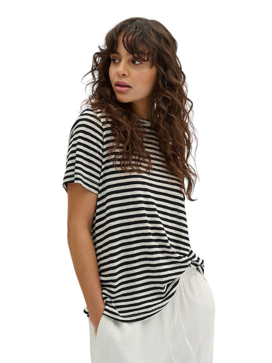 My Essential Wardrobe Feminin Tricou Black/ White