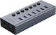 Orico EU Хъб 7 Порта USB 3.0 с Връзка USB-A Сив