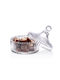 Alpina Vintage Glass Sweet Jar with Lid Transparent 14x14x14cm