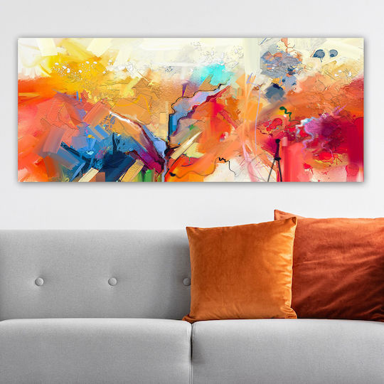Megapap Abstract Colors σε Καμβά 120x50 cm Megapap Abstract Colors σε Καμβά 120x50 cm