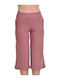 Damen Bermuda Terry Rosa