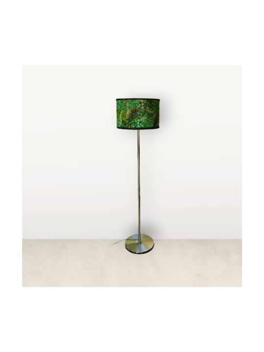 Oxygen Green Bubble Floor Lamp H165xW1.65cm. with Socket for Bulb E27 Green