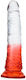 DMM MAA Glass Dildo With Suction Cup Red 18cm