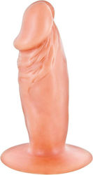Real Body Dildo με Βεντούζα Flesh 11cm