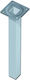 Element-System Metallic Furniture Leg with Regulator 2.5x2.5x30cm Black