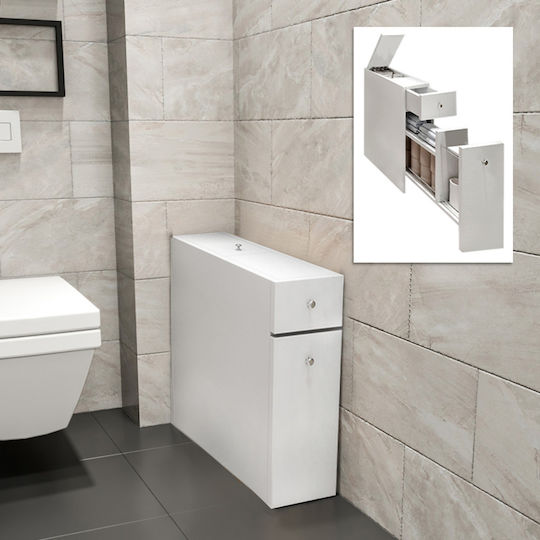 Megapap Calencia Bathroom Cabinet L20xW60xH55cm White