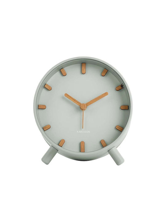 Karlsson Tabletop Clock with Alarm KA5943GR