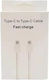 Chengxin USB 2.0 Cable USB-C Male - USB-C White 1m