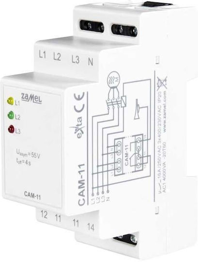 Zamel Relee de Fază Putere 16A cu Tensiune 55V