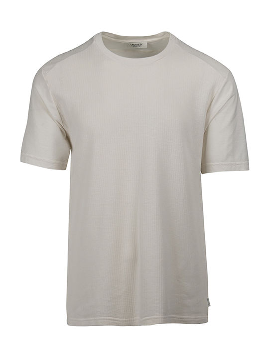 Crossley T-shirt Bărbătesc cu Mânecă Scurtă Ecru