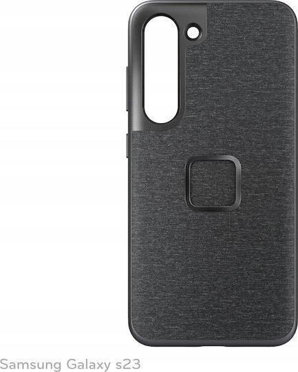 Peak Design Everyday Back Cover Πλαστικό / Υφασμάτινο Αδιάβροχο Γκρι (Galaxy S23)