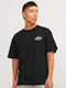 Jack & Jones Herren T-Shirt Kurzarm BLACK