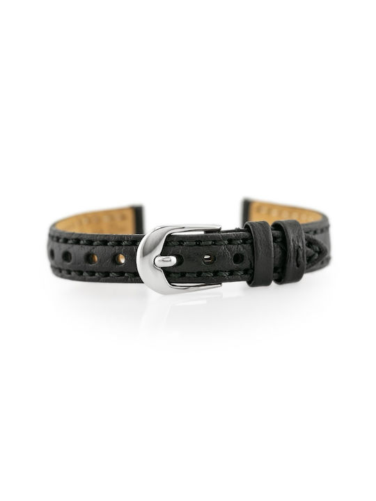 Bisset Leather Strap Black 14mm