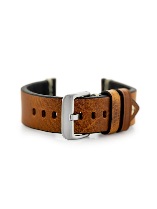 Pacific Leather Strap Brown 24mm