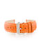 Pacific Leather Strap Orange 18mm