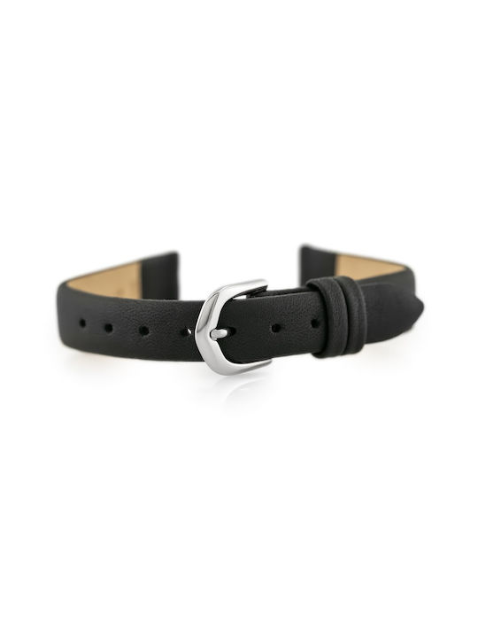 Bisset Leather Strap Black 12mm