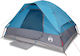 vidaXL Cort Camping Albastră pentru 6 Persoane 335x273x183cm